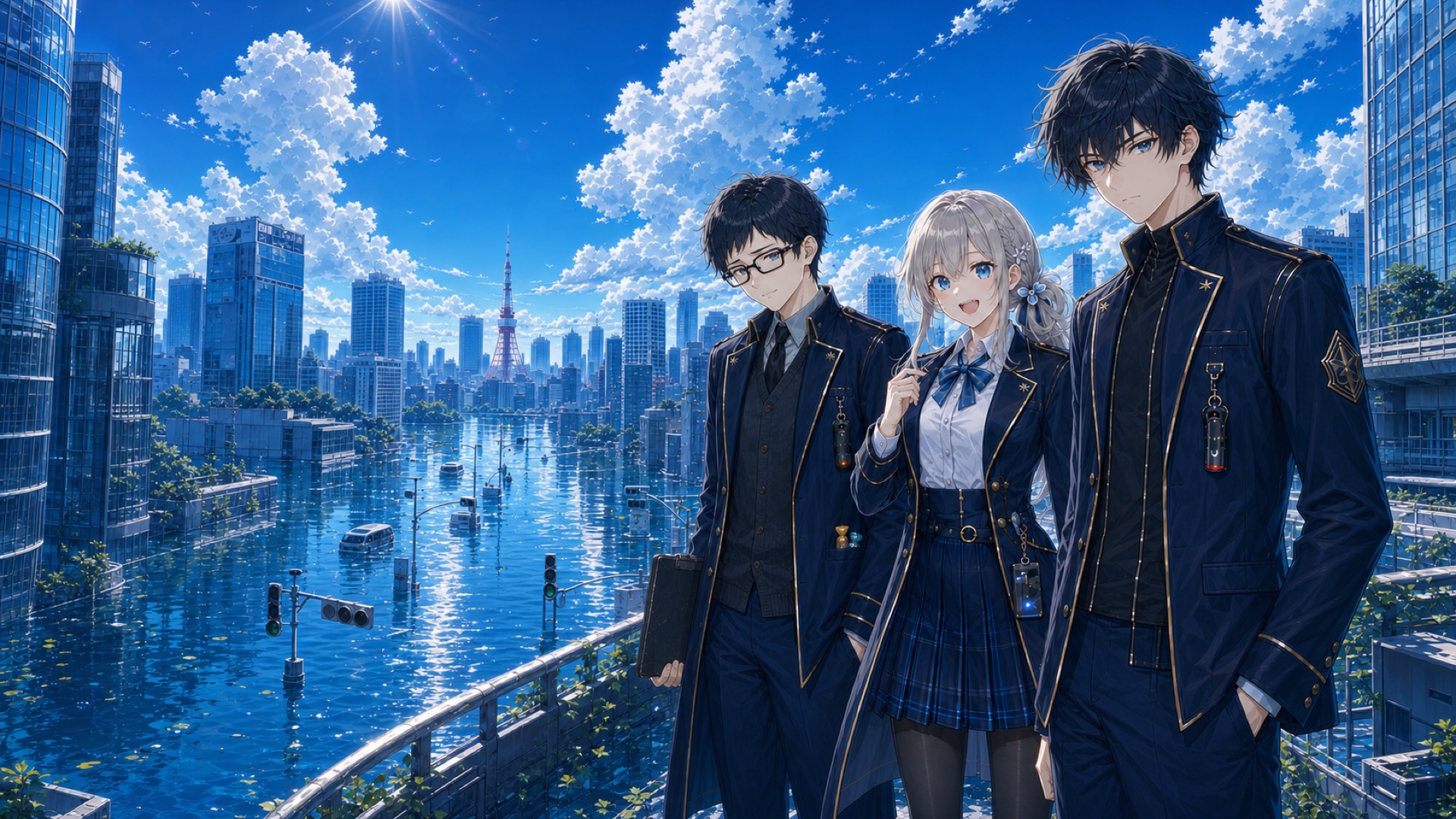 都市を調査するTRI:ERRORの登場人物