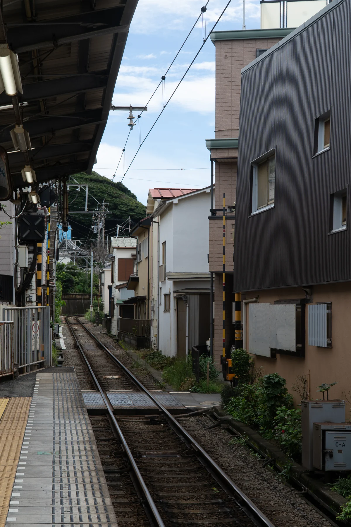 江ノ電 駅から見える街並み